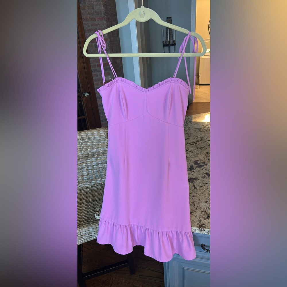 Joy Joy Lilac Ruffle Dress